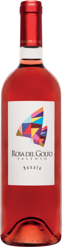 Envoi gratuit | Vin Rosé Rosa del Golfo I.G.T. Salento Campanie Italie Malvasía — Malvoisie, Negroamaro 75 cl