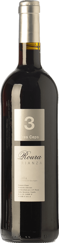 5,95 € 送料無料 | 赤ワイン Roura Tres Ceps Crianza — クリアンサ D.O. Alella
