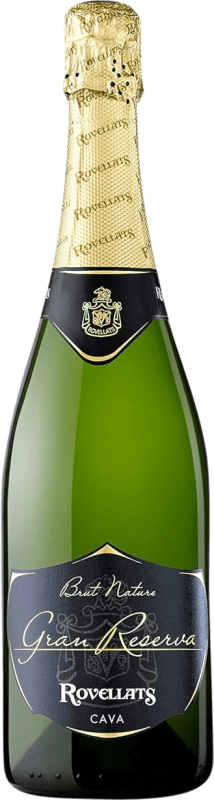 Envio grátis | Espumante branco Rovellats Brut Nature Grande Reserva D.O. Cava Catalunha Espanha Macabeo, Xarel·lo, Parellada 75 cl