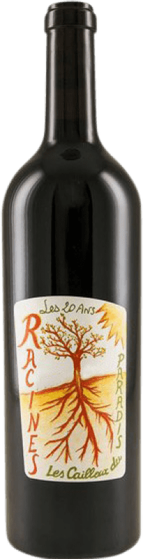 Free Shipping | Red wine Les Cailloux du Paradis Claude Courtois Racines Loire France Cabernet Sauvignon, Cabernet Franc Organic 75 cl