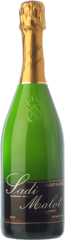 Spedizione Gratuita | Spumante Bianco Sadi Malot 1er Premier Cru, Blanc de Blancs Riserva A.O.C. Champagne champagne Francia Chardonnay 75 cl