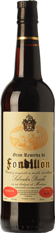 39,95 € Kostenloser Versand | Süßer Wein Salvador Poveda Fondillón Große Reserve D.O. Alicante