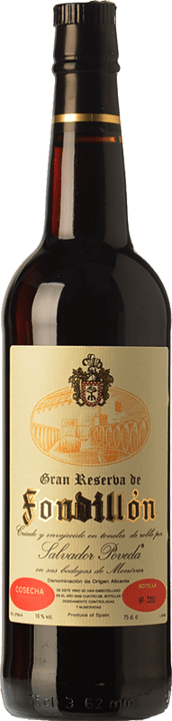 Free Shipping | Sweet wine Salvador Poveda Fondillón Grand Reserve D.O. Alicante Valencian Community Spain Monastrell 75 cl