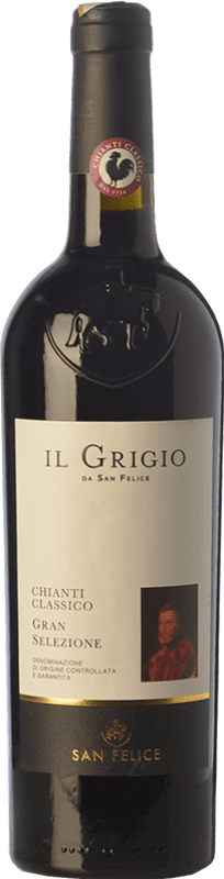Free Shipping | Red wine San Felice Gran Selezione Il Grigio D.O.C.G. Chianti Tuscany Italy Sangiovese, Malvasia Black, Ciliegiolo, Pugnitello, Abrusco, Mazzese 75 cl Free Shipping | Red wine San Felice Gran Selezione Il Grigio D.O.C.G. Chianti Tuscany Italy Sangiovese, Malvasia Black, Ciliegiolo, Pugnitello, Abrusco, Mazzese 75 cl