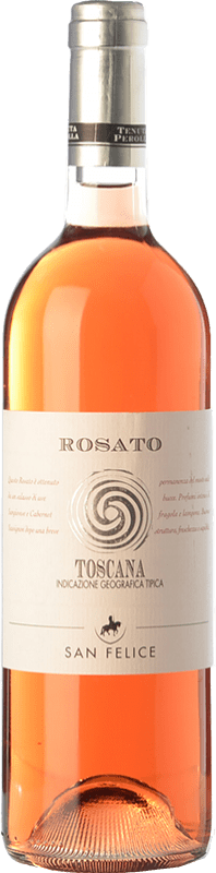 7,95 € Free Shipping | Rosé wine San Felice Perolla Rosato I.G.T. Toscana Tuscany Italy Cabernet Sauvignon, Sangiovese, Ciliegiolo Bottle 75 cl