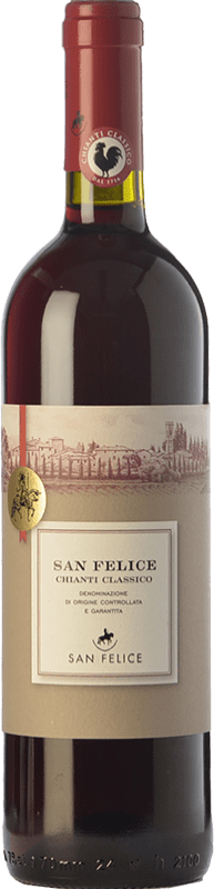 12,95 € Бесплатная доставка | Красное вино San Felice D.O.C.G. Chianti Classico