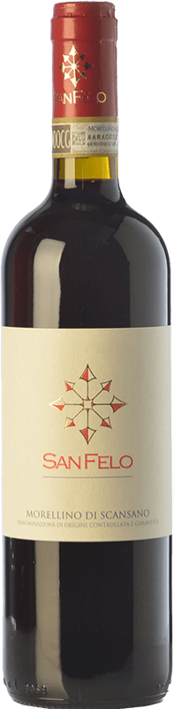 11,95 € | Red wine San Felo D.O.C.G. Morellino di Scansano Tuscany Italy Merlot, Cabernet Sauvignon, Sangiovese Bottle 75 cl