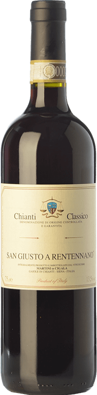 22,95 € Бесплатная доставка | Красное вино San Giusto a Rentennano D.O.C.G. Chianti Classico