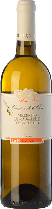 29,95 € Free Shipping | White wine San Lorenzo Superiore Campo delle Oche D.O.C. Verdicchio dei Castelli di Jesi Marche Italy Verdicchio Bottle 75 cl