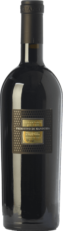 32,95 € Free Shipping | Red wine San Marzano Sessantanni D.O.C. Primitivo di Manduria Puglia Italy Primitivo Bottle 75 cl