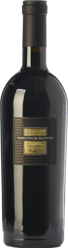 Free Shipping | Red wine San Marzano Sessantanni D.O.C. Primitivo di Manduria Puglia Italy Primitivo 75 cl