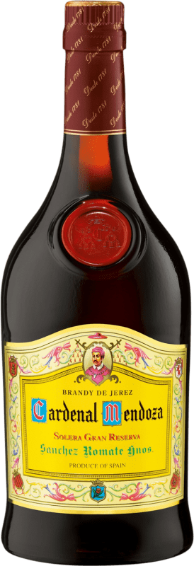 35,95 € Kostenloser Versand | Brandy Sánchez Romate Cardenal Mendoza D.O. Jerez-Xérès-Sherry
