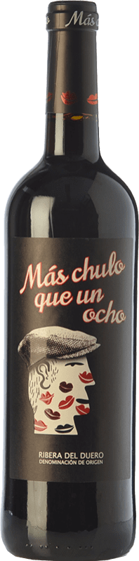 8,95 € | Red wine Santa Eulalia Más Chulo Que Un Ocho Joven D.O. Ribera del Duero Castilla y León Spain Tempranillo Bottle 75 cl