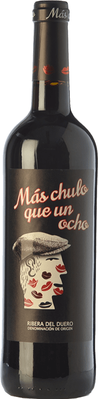 7,95 € | Red wine Santa Eulalia Más Chulo Que Un Ocho Young D.O. Ribera del Duero Castilla y León Spain Tempranillo Bottle 75 cl