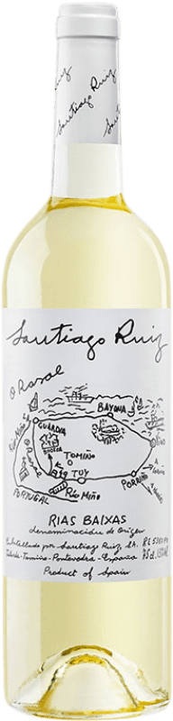 免费送货 | 白酒 Santiago Ruiz D.O. Rías Baixas 加利西亚 西班牙 Godello, Loureiro, Treixadura, Albariño, Caíño White 75 cl