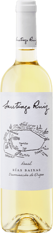 17,95 € | Белое вино Santiago Ruiz D.O. Rías Baixas Галисия Испания Godello, Loureiro, Treixadura, Albariño, Caíño White 75 cl