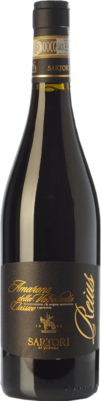 39,95 € | Red wine Vinicola Sartori Classico Reius D.O.C.G. Amarone della Valpolicella Veneto Italy Cabernet Sauvignon, Corvina, Rondinella, Corvinone 75 cl