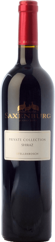 25,95 € Бесплатная доставка | Красное вино Saxenburg Private Collection Shiraz Crianza — Крианса I.G. Stellenbosch