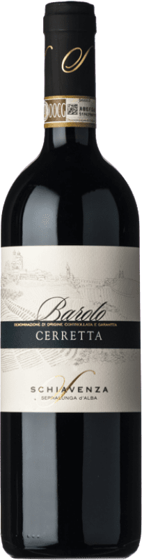 65,95 € | 红酒 Schiavenza Cerretta D.O.C.G. Barolo 皮埃蒙特 意大利 Nebbiolo 75 cl