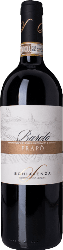 Бесплатная доставка | Красное вино Schiavenza Prapò D.O.C.G. Barolo Пьемонте Италия Nebbiolo — Неббиоло 75 cl