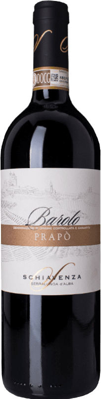 57,95 € Spedizione Gratuita | Vino rosso Schiavenza Prapò D.O.C.G. Barolo