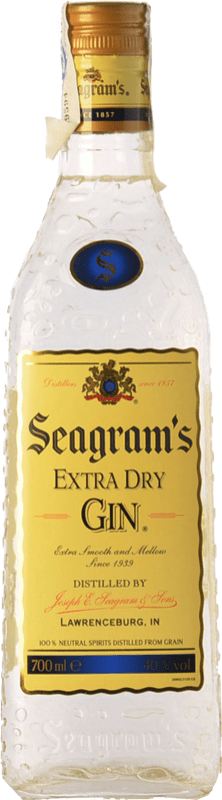 19,95 € | Ginebra Gin Seagram's Extra Dry Gin Estados Unidos 70 cl