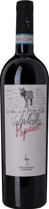 Бесплатная доставка | Красное вино Secondo Marco Classico D.O.C. Valpolicella Венето Италия Corvina, Rondinella, Corvinone 75 cl