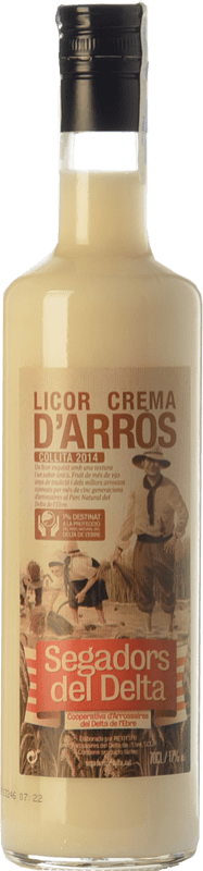 10,95 € Free Shipping | Liqueur Cream Segadors del Delta Licor d'Arròs Catalonia Spain Bottle 70 cl