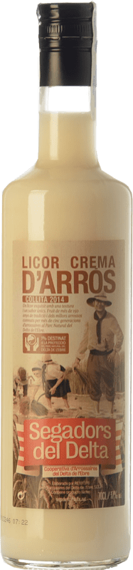 Бесплатная доставка | Сливочный ликёр Segadors del Delta Licor d'Arròs Каталония Испания 70 cl Бесплатная доставка | Сливочный ликёр Segadors del Delta Licor d'Arròs Каталония Испания 70 cl