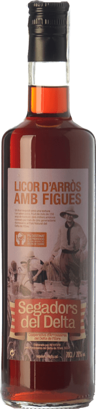 Kostenloser Versand | Sahnelikör Segadors del Delta Licor d'Arròs amb Figues Katalonien Spanien 70 cl
