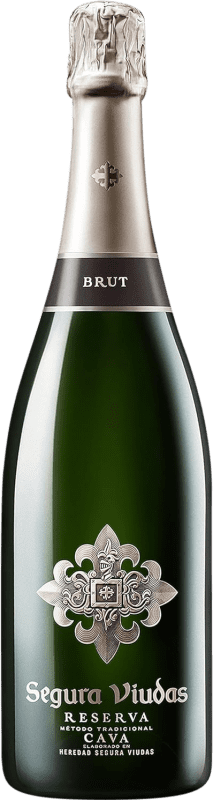 6,95 € | 白起泡酒 Segura Viudas 香槟 预订 D.O. Cava 加泰罗尼亚 西班牙 Macabeo, Xarel·lo, Parellada 75 cl