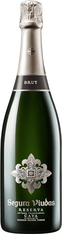 Envío gratis | Espumoso Blanco Segura Viudas Brut Reserva D.O. Cava Cataluña España Macabeo, Xarel·lo, Parellada 75 cl