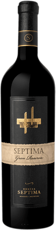 24,95 € | Red wine Séptima Grand Reserve I.G. Mendoza Mendoza Argentina Cabernet Sauvignon, Malbec, Tannat Bottle 75 cl