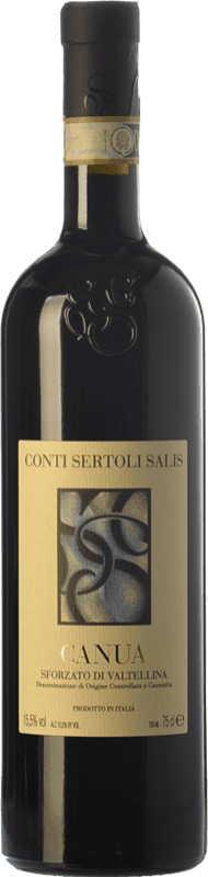 59,95 € | Red wine Sertoli Salis Canua 2009 D.O.C.G. Sforzato di Valtellina Lombardia Italy Nebbiolo Bottle 75 cl