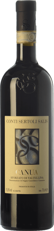 49,95 € Free Shipping | Red wine Sertoli Salis Canua D.O.C.G. Sforzato di Valtellina