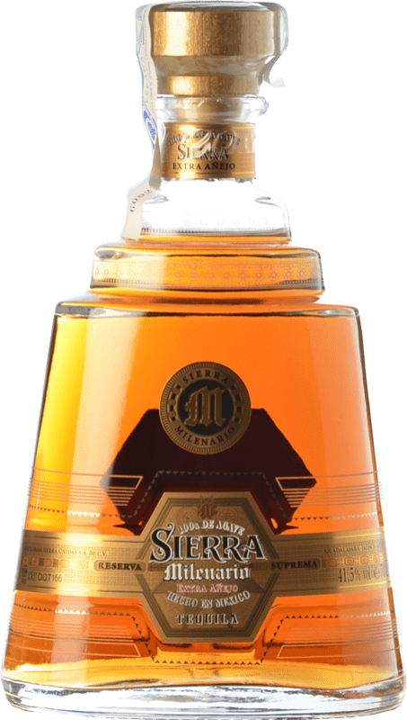 Бесплатная доставка | Текила Sierra Milenario Extra Añejo Халиско Мексика 70 cl