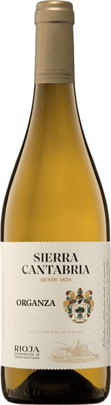 17,95 € | White wine Sierra Cantabria Organza Crianza D.O.Ca. Rioja The Rioja Spain Viura, Malvasía, Grenache White Bottle 75 cl