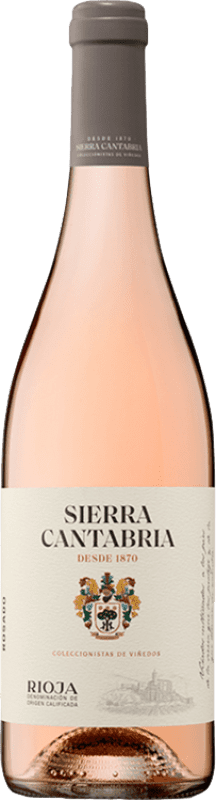 6,95 € Free Shipping | Rosé wine Sierra Cantabria D.O.Ca. Rioja The Rioja Spain Tempranillo, Grenache, Viura Bottle 75 cl