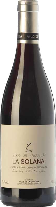 21,95 € | Red wine Soagranorte Suertes del Marqués La Solana Joven D.O. Valle de la Orotava Canary Islands Spain Listán Black Bottle 75 cl