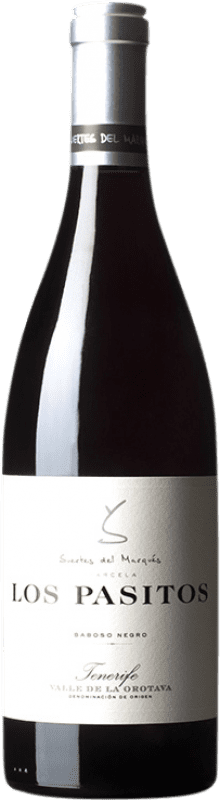 Kostenloser Versand | Rotwein Suertes del Marqués Los Pasitos Alterung D.O. Valle de la Orotava Kanarische Inseln Spanien Baboso Schwarz 75 cl