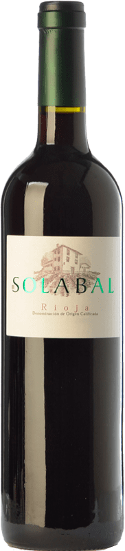 16,95 € | Красное вино Solabal Резерв D.O.Ca. Rioja Ла-Риоха Испания Tempranillo 75 cl