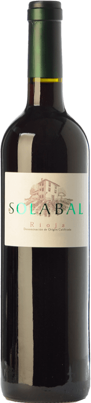 15,95 € Бесплатная доставка | Красное вино Solabal Резерв D.O.Ca. Rioja