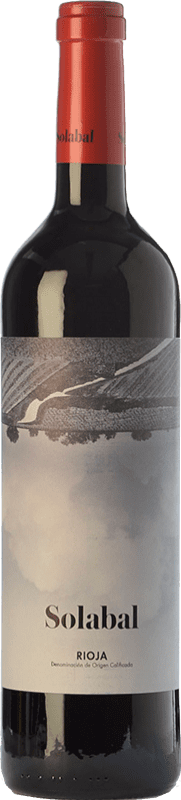 11,95 € Spedizione Gratuita | Vino Rosso Solabal Crianza — Invecchiato in Botte D.O.Ca. Rioja Bottiglia Magnum 1,5 L