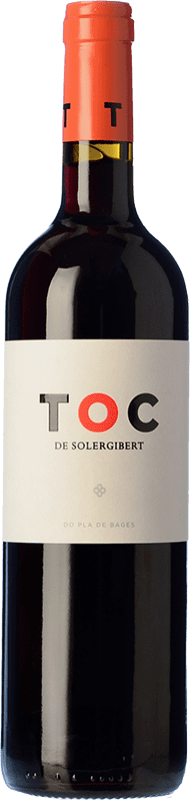 10,95 € Free Shipping | Red wine Solergibert Toc Crianza D.O. Pla de Bages Catalonia Spain Merlot, Cabernet Sauvignon Bottle 75 cl