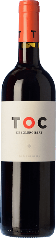 Envío gratis | Vino Tinto Solergibert Serra Toc Crianza D.O. Pla de Bages Cataluña España Merlot, Cabernet Sauvignon 75 cl