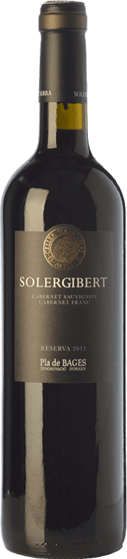 17,95 € | Red wine Solergibert Cabernet Reserve D.O. Pla de Bages Catalonia Spain Cabernet Sauvignon, Cabernet Franc 75 cl
