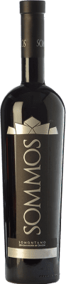 Kostenloser Versand | Rotwein Sommos Premium Crianza — Kurze Fassreifung D.O. Somontano Aragón Spanien Tempranillo, Merlot, Syrah 75 cl