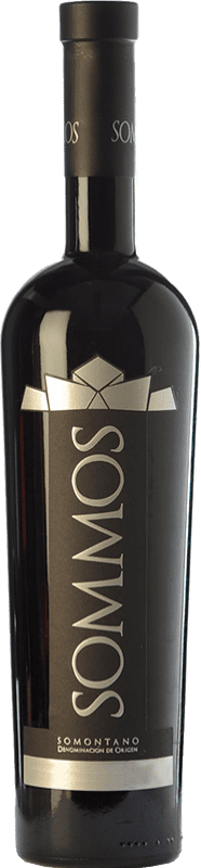 25,95 € Free Shipping | Red wine Sommos Premium Crianza D.O. Somontano Aragon Spain Tempranillo, Merlot, Syrah Bottle 75 cl