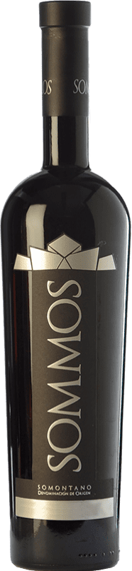 Kostenloser Versand | Rotwein Sommos Premium Crianza — Kurze Fassreifung D.O. Somontano Aragón Spanien Tempranillo, Merlot, Syrah 75 cl