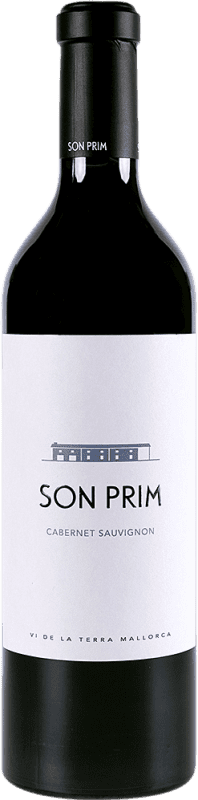 Free Shipping | Red wine Son Prim Cabernet Aged I.G.P. Vi de la Terra de Mallorca Balearic Islands Spain Cabernet Sauvignon 75 cl